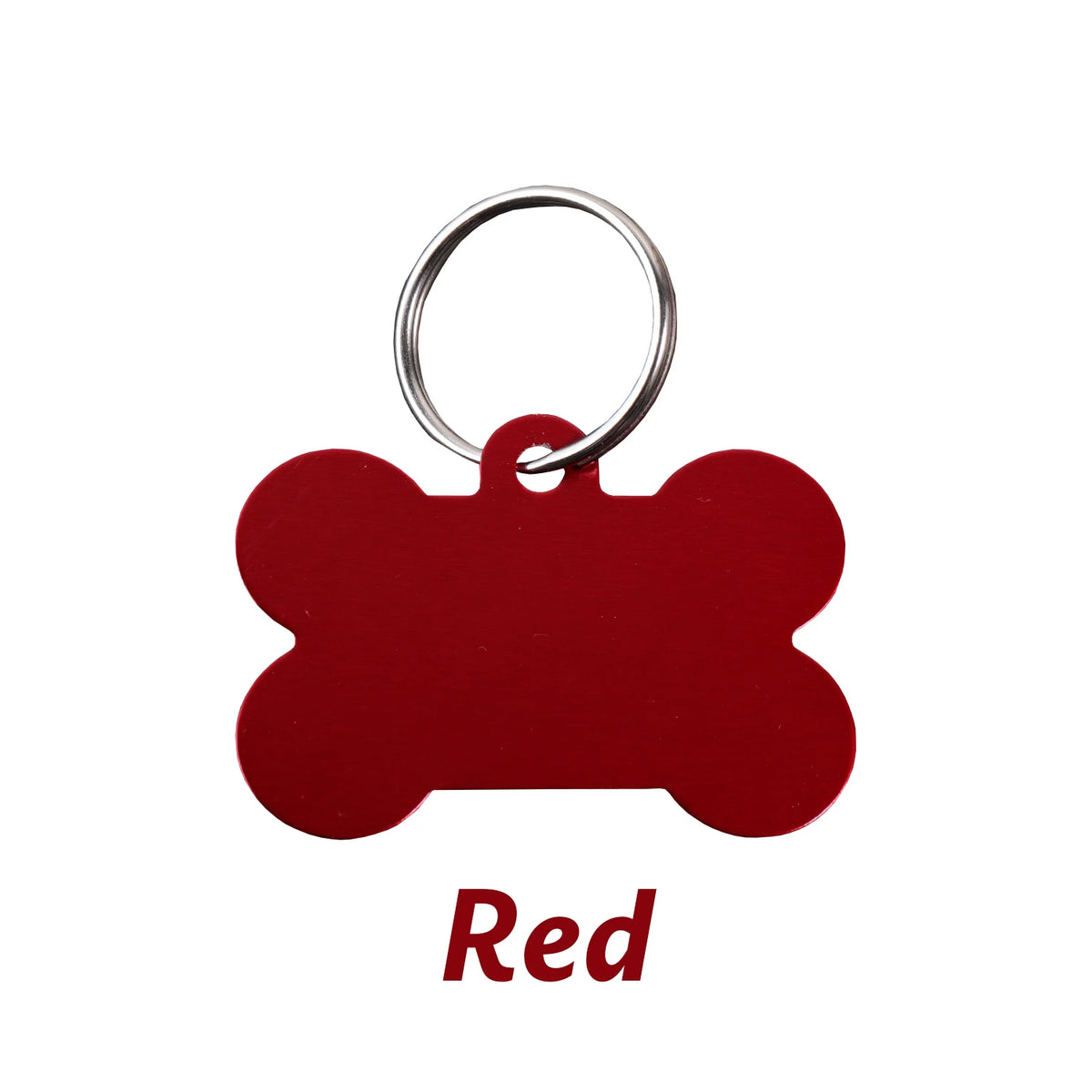 Personalized Bone-Shaped Dog ID Tag, Custom Engraved