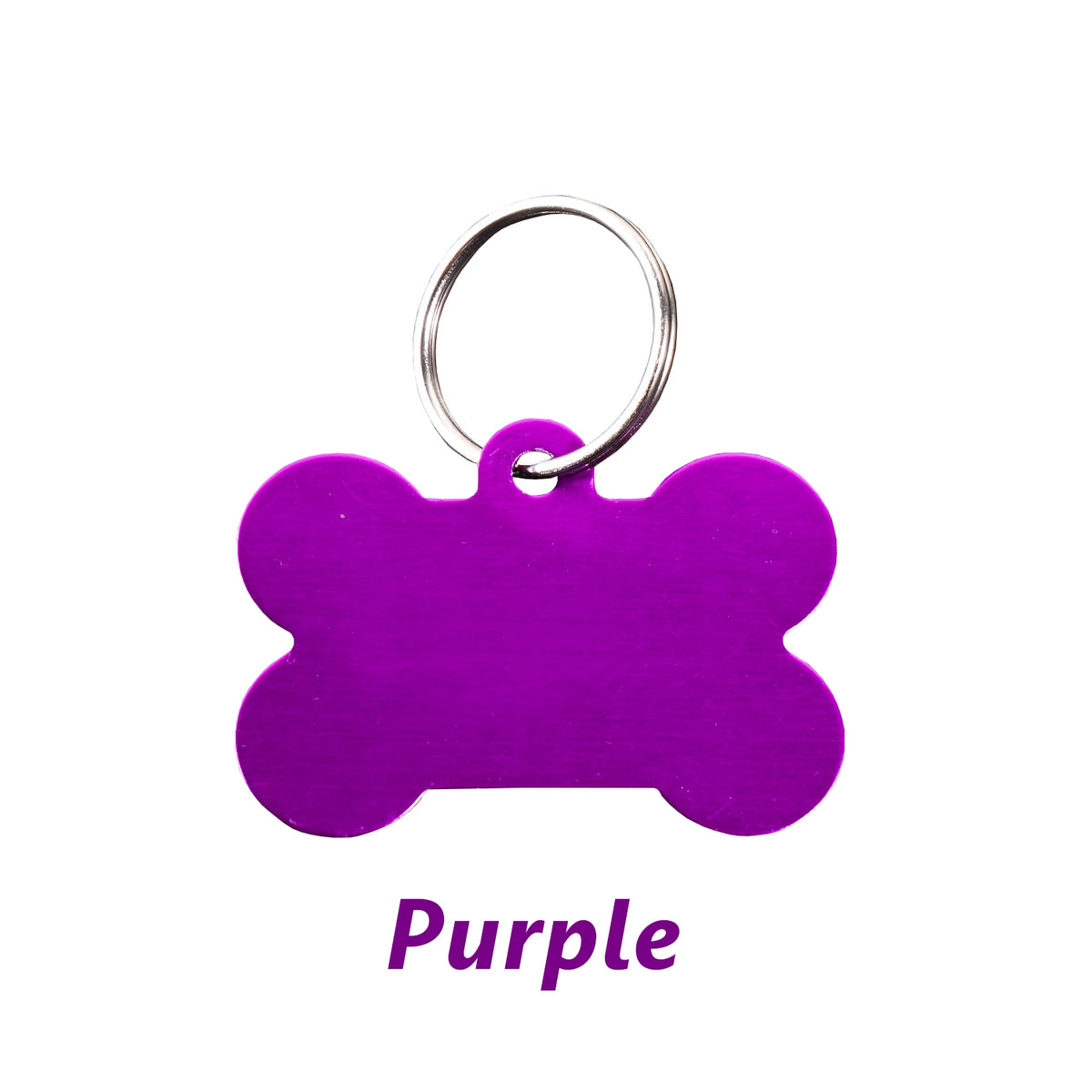 Personalized Bone-Shaped Dog ID Tag, Custom Engraved