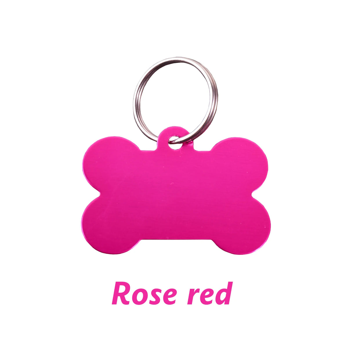 Personalized Bone-Shaped Dog ID Tag, Custom Engraved