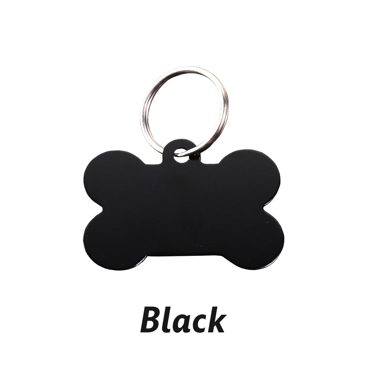 Personalized Bone-Shaped Dog ID Tag, Custom Engraved